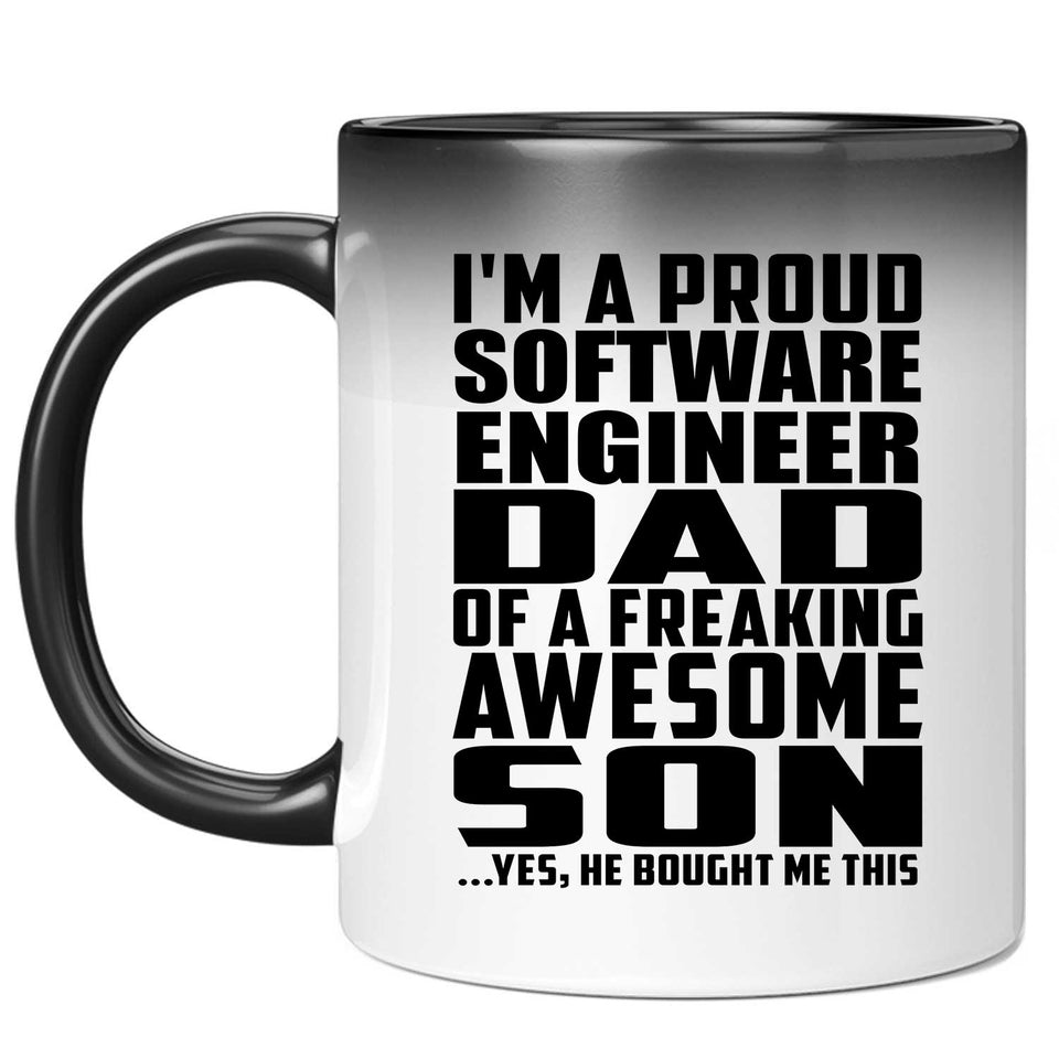 Proud Software Engineer Dad Of Awesome Son - 11 Oz Color Changing Mug