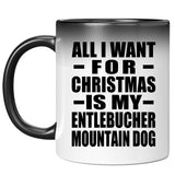 All I Want For Christmas Is My Entlebucher Mountain Dog - 11 Oz Color Changing Mug