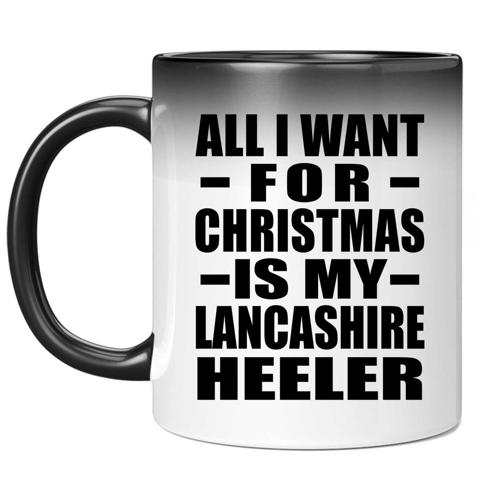 All I Want For Christmas Is My Lancashire Heeler - 11 Oz Color Changing Mug