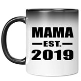 Mama Established EST. 2019 - 11oz Color Changing Mug
