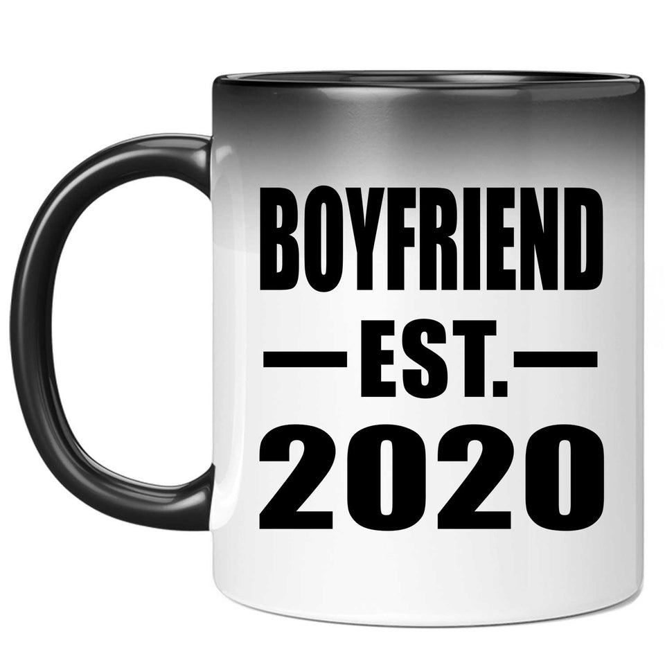 Boyfriend Established EST. 2020 - 11oz Color Changing Mug