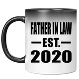 Father In Law Established EST. 2020 - 11oz Color Changing Mug