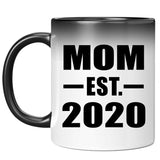 Mom Established EST. 2020 - 11oz Color Changing Mug