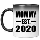 Mommy Established EST. 2020 - 11oz Color Changing Mug