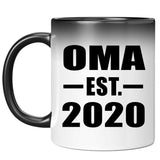 Oma Established EST. 2020 - 11oz Color Changing Mug