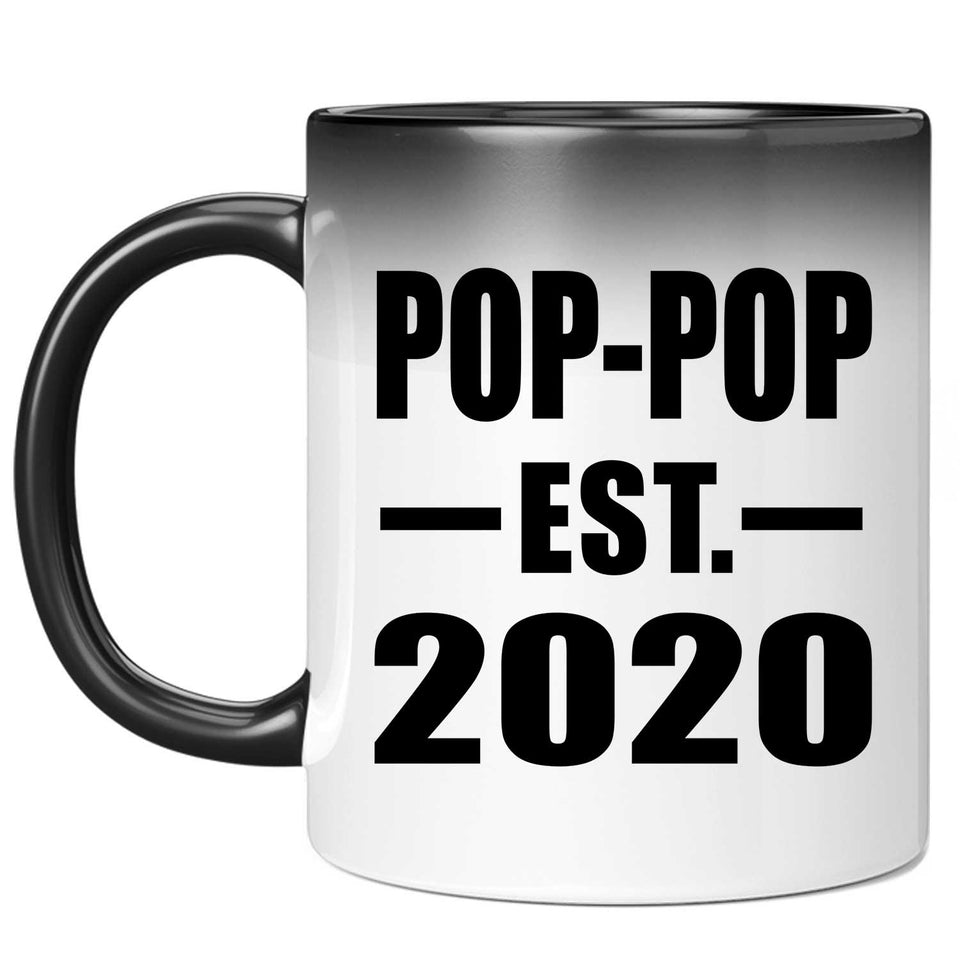 Pop-Pop Established EST. 2020 - 11oz Color Changing Mug
