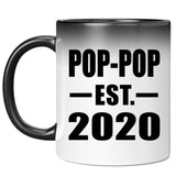 Pop-Pop Established EST. 2020 - 11oz Color Changing Mug