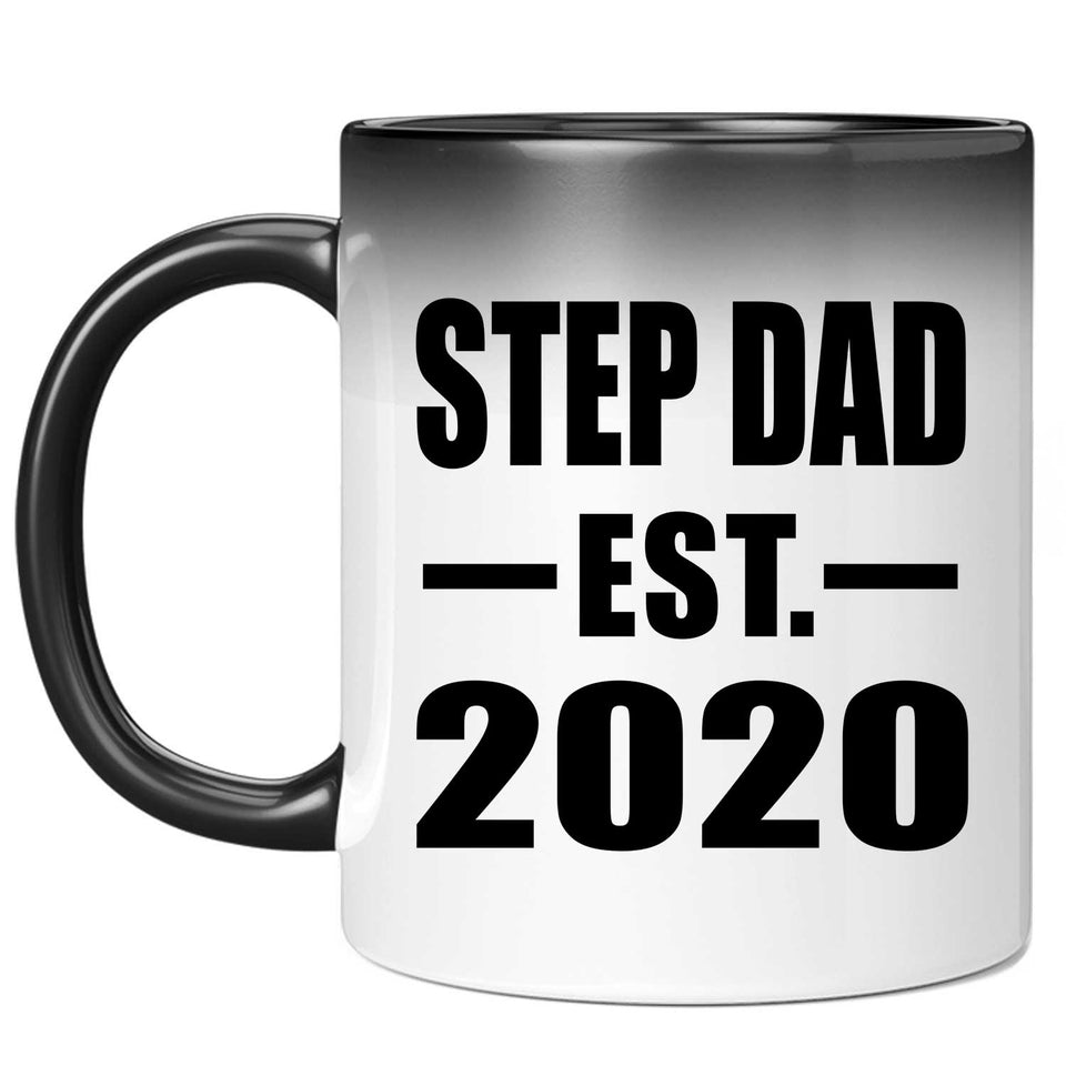 Step Dad Established EST. 2020 - 11oz Color Changing Mug