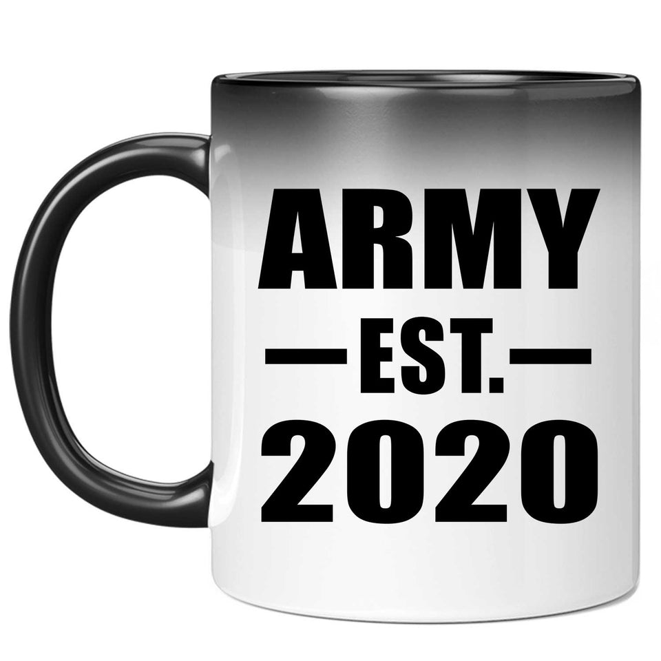 Army Established EST. 2020 - 11oz Color Changing Mug
