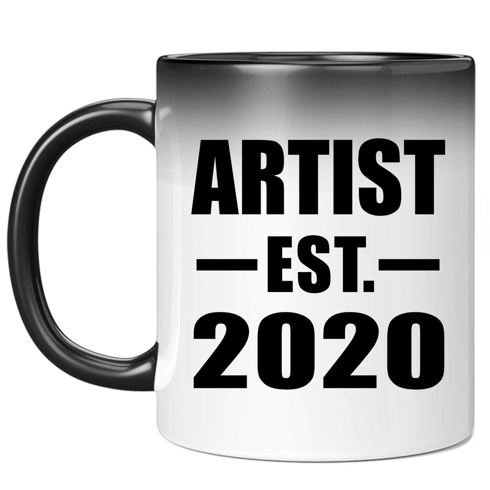 Artist Established EST. 2020 - 11oz Color Changing Mug
