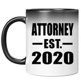 Attorney Established EST. 2020 - 11oz Color Changing Mug