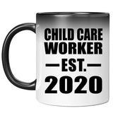 Child Care Worker Established EST. 2020 - 11oz Color Changing Mug