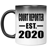 Court Reporter Established EST. 2020 - 11oz Color Changing Mug