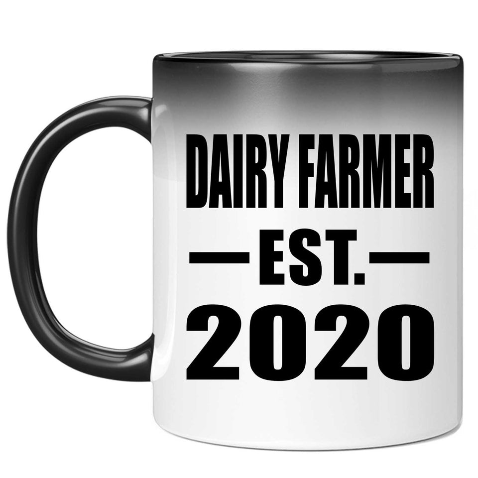 Dairy Farmer Established EST. 2020 - 11oz Color Changing Mug