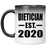 Dietician Established EST. 2020 - 11oz Color Changing Mug