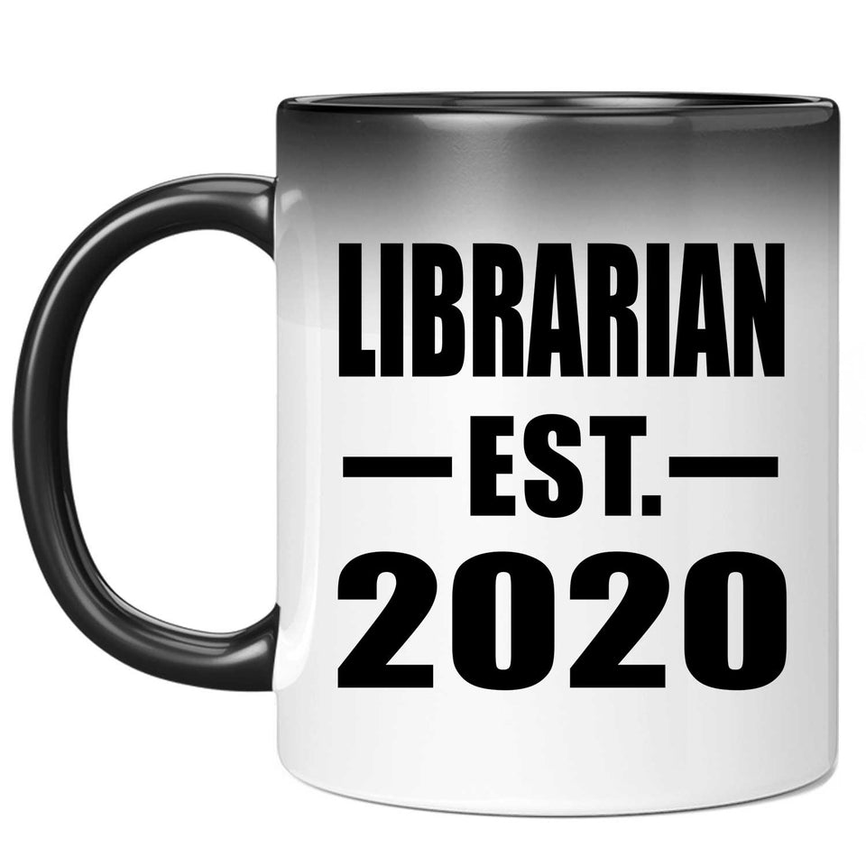 Librarian Established EST. 2020 - 11oz Color Changing Mug
