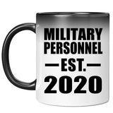 Military Personnel Established EST. 2020 - 11oz Color Changing Mug