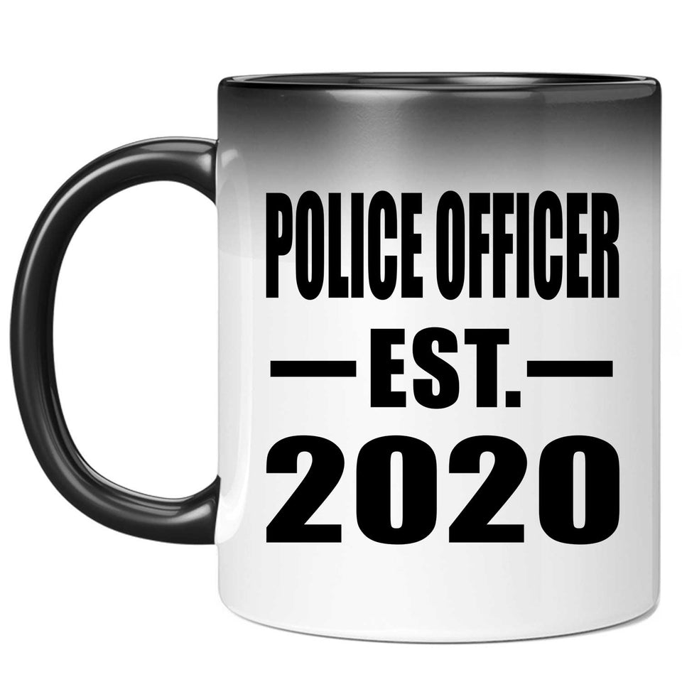 Police Officer Established EST. 2020 - 11oz Color Changing Mug