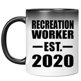 Recreation Worker Established EST. 2020 - 11oz Color Changing Mug