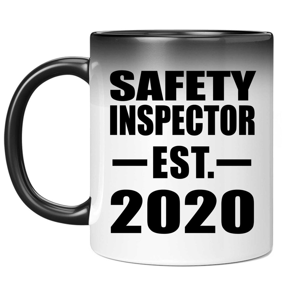 Safety Inspector Established EST. 2020 - 11oz Color Changing Mug