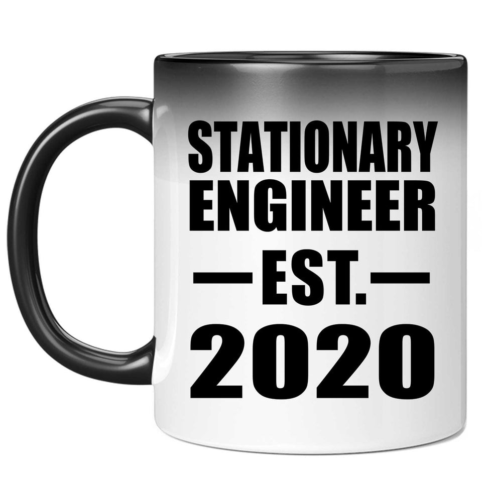 Stationary Engineer Established EST. 2020 - 11oz Color Changing Mug