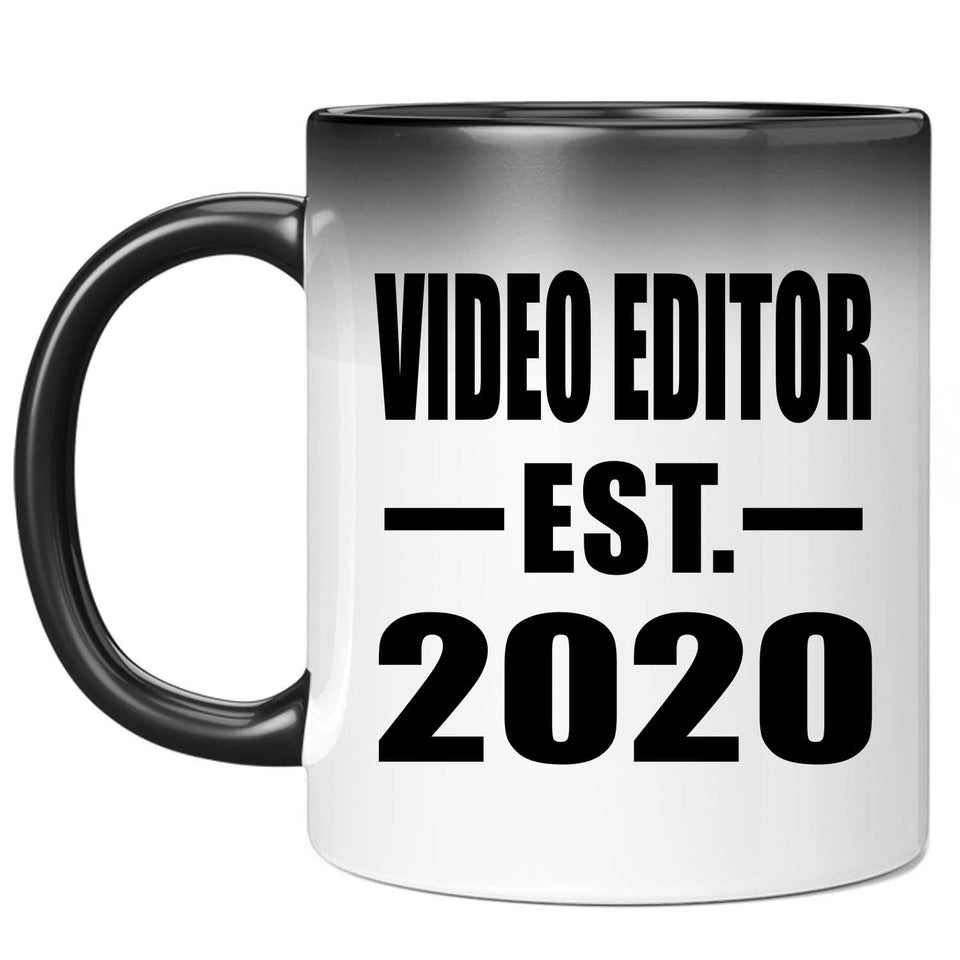 Video Editor Established EST. 2020 - 11oz Color Changing Mug