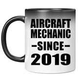 Aircraft Mechanic Since 2019 - 11oz Color Changing Mug