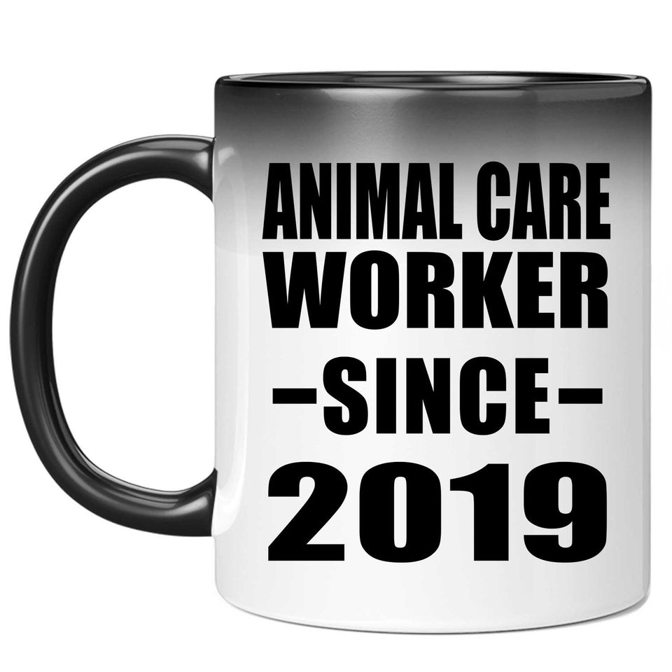 Animal Care Worker Since 2019 - 11oz Color Changing Mug