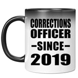 Corrections Officer Since 2019 - 11oz Color Changing Mug