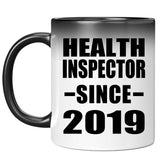 Health Inspector Since 2019 - 11oz Color Changing Mug