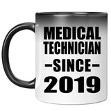 Medical Technician Since 2019 - 11oz Color Changing Mug