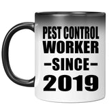 Pest Control Worker Since 2019 - 11oz Color Changing Mug