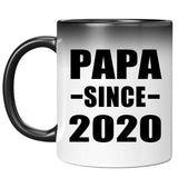 Papa Since 2020 - 11oz Color Changing Mug