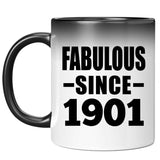 123rd Birthday Fabulous Since 1901 - 11oz Color Changing Mug