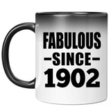 122nd Birthday Fabulous Since 1902 - 11oz Color Changing Mug