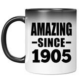 119th Birthday Amazing Since 1905 - 11oz Color Changing Mug