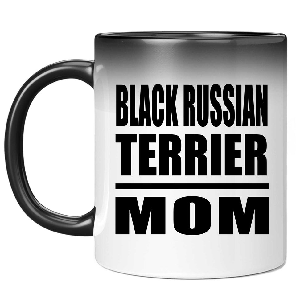 Black Russian Terrier Mom - 11oz Color Changing Mug