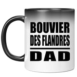 Bouvier Des Flandres Dad - 11oz Color Changing Mug
