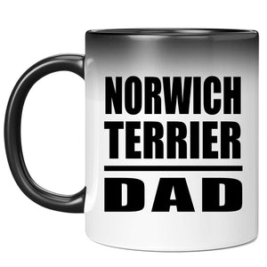 Norwich Terrier Dad - 11oz Color Changing Mug