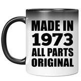 51st Birthday Made in 1973 All Parts Original - 11oz Color Changing Mug