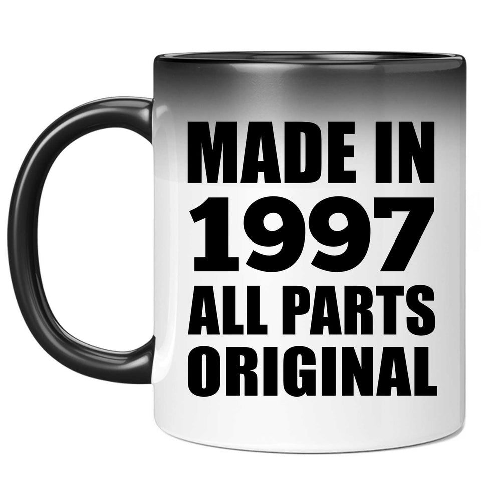 27th Birthday Made in 1997 All Parts Original - 11oz Color Changing Mug
