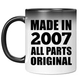 17th Birthday Made in 2007 All Parts Original - 11oz Color Changing Mug