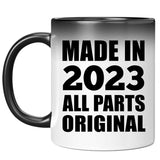 1st Birthday Made in 2023 All Parts Original - 11oz Color Changing Mug