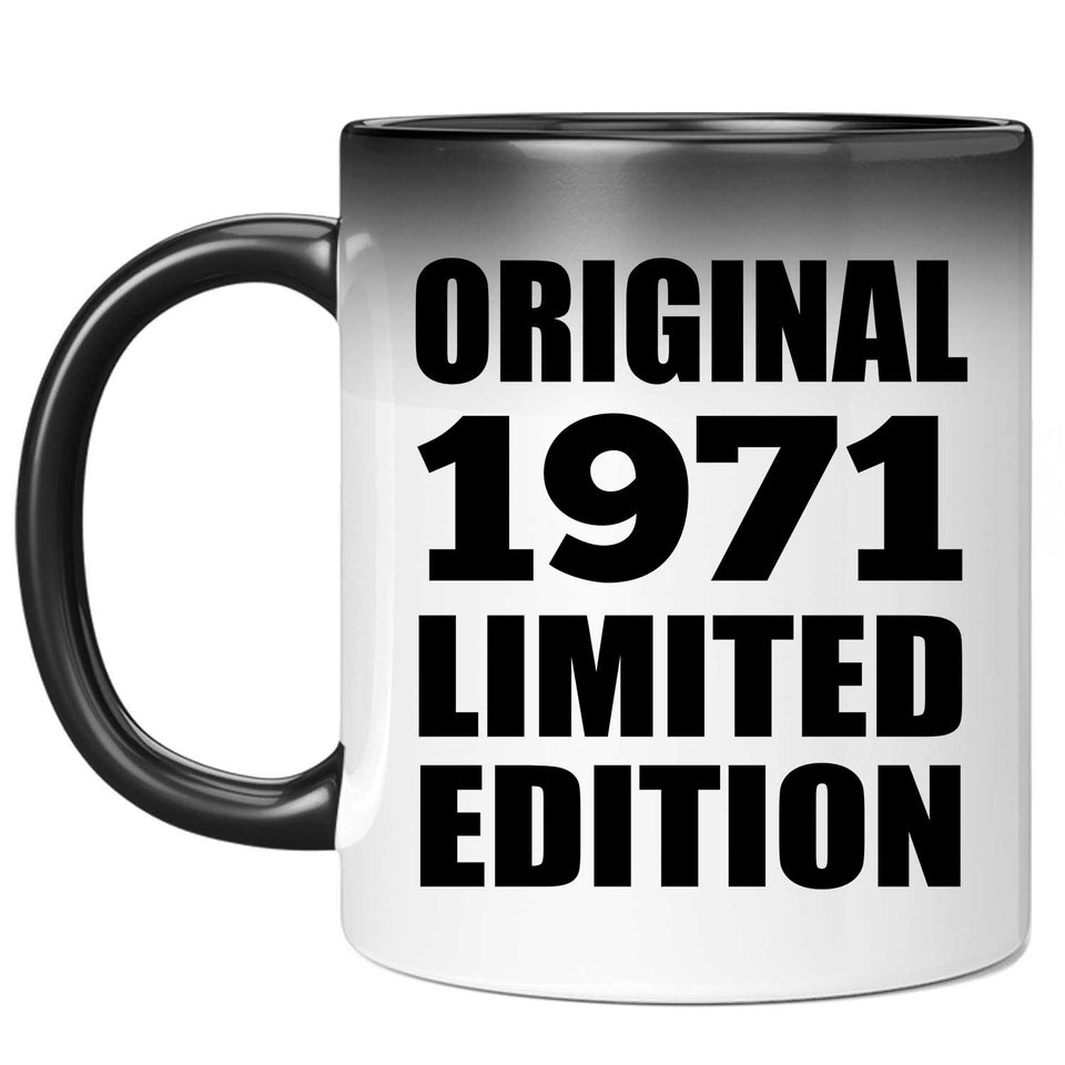 53rd Birthday Original 1971 Limited Edition - 11oz Color Changing Mug