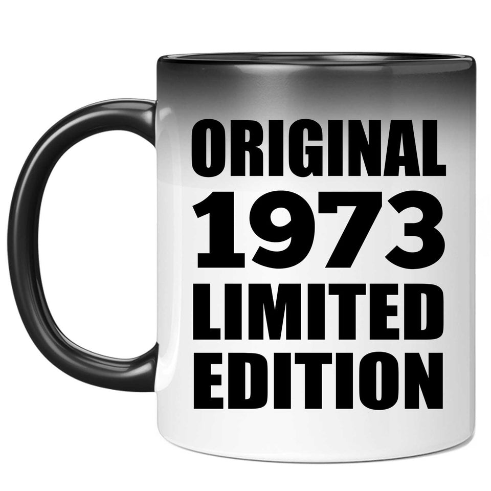 51st Birthday Original 1973 Limited Edition - 11oz Color Changing Mug