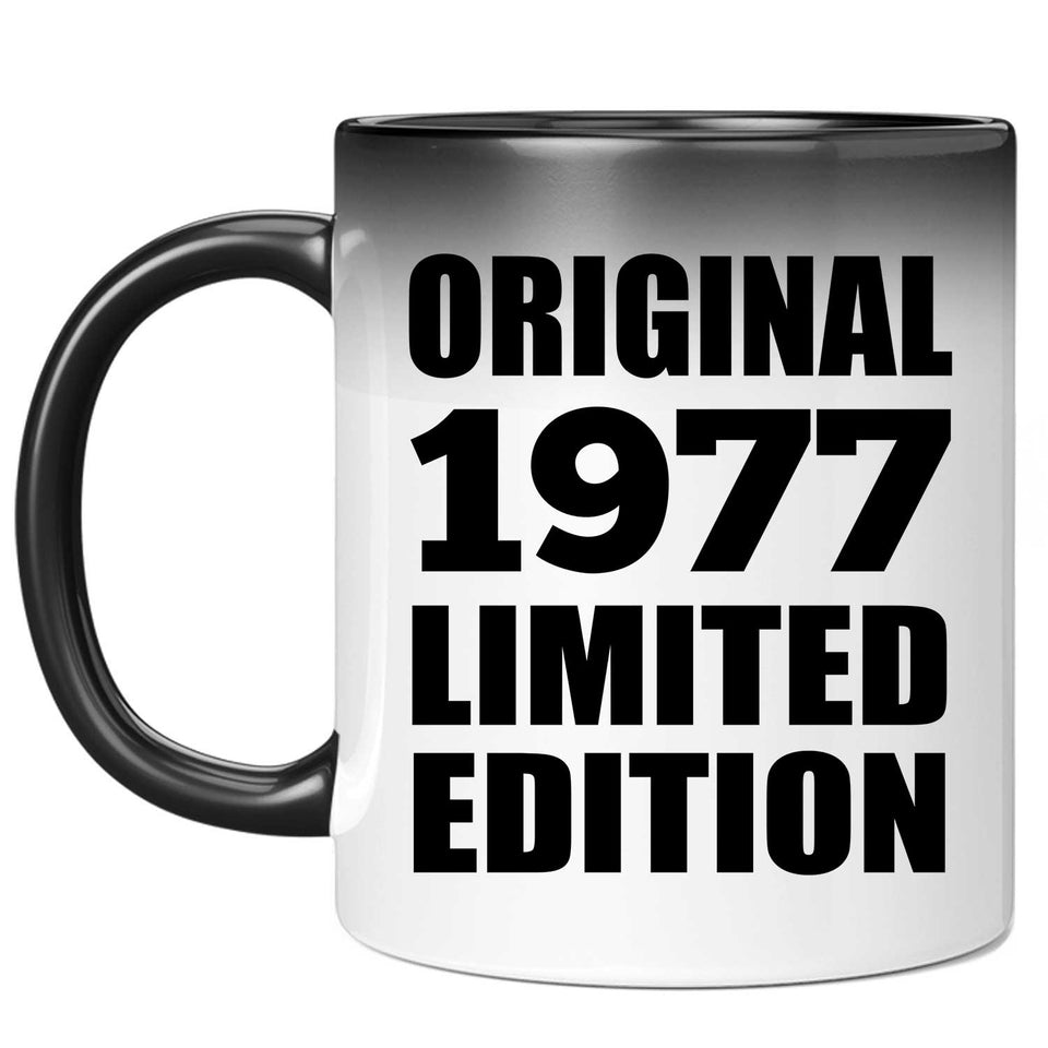 47th Birthday Original 1977 Limited Edition - 11oz Color Changing Mug