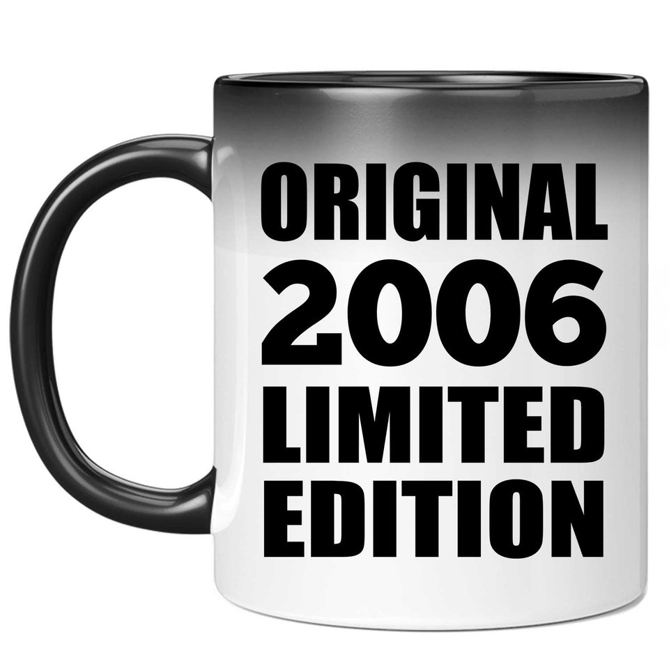 18th Birthday Original 2006 Limited Edition - 11oz Color Changing Mug