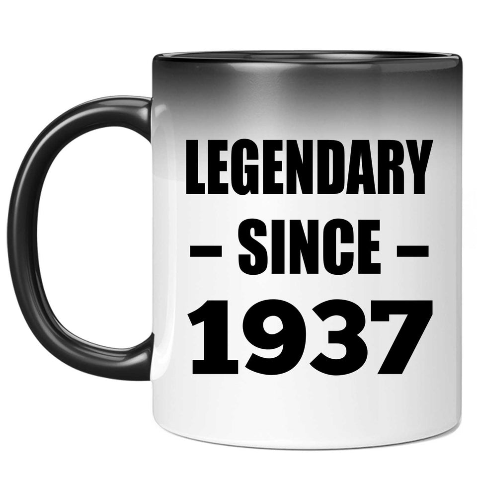 87th Birthday Legendary Since 1937 - 11oz Color Changing Mug