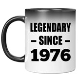 48th Birthday Legendary Since 1976 - 11oz Color Changing Mug