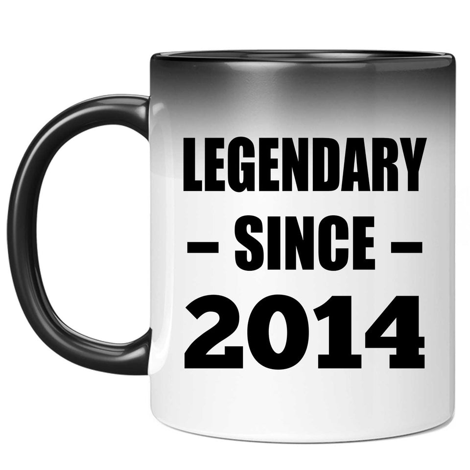 10th Birthday Legendary Since 2014 - 11oz Color Changing Mug